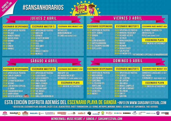 horarios sansan