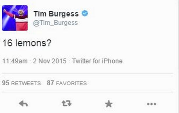 tweet Tim Burgess vuelta The Stone Roses