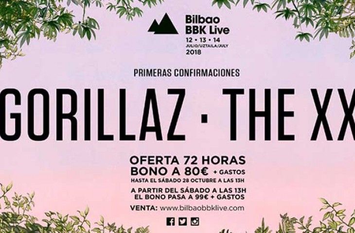 Gorillaz y The XX al BBK Live 2018