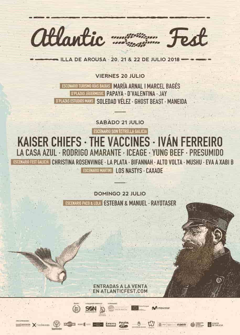 Descubre el cartel del Atlantic Fest 2018