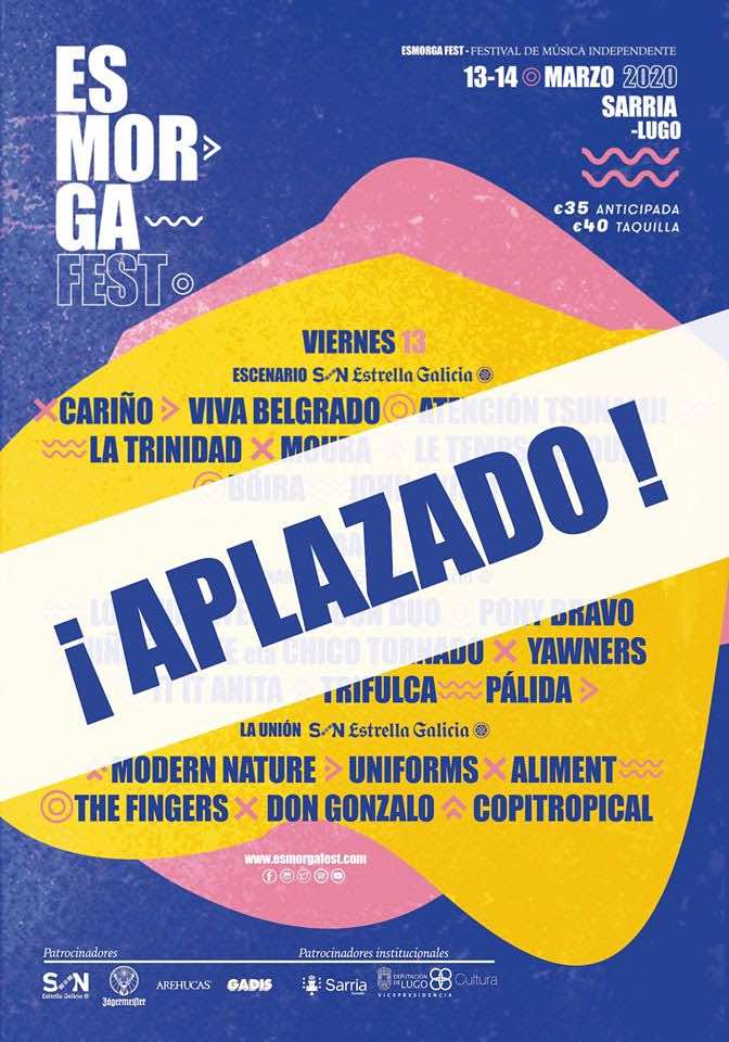 Esmorga Fest aplazado