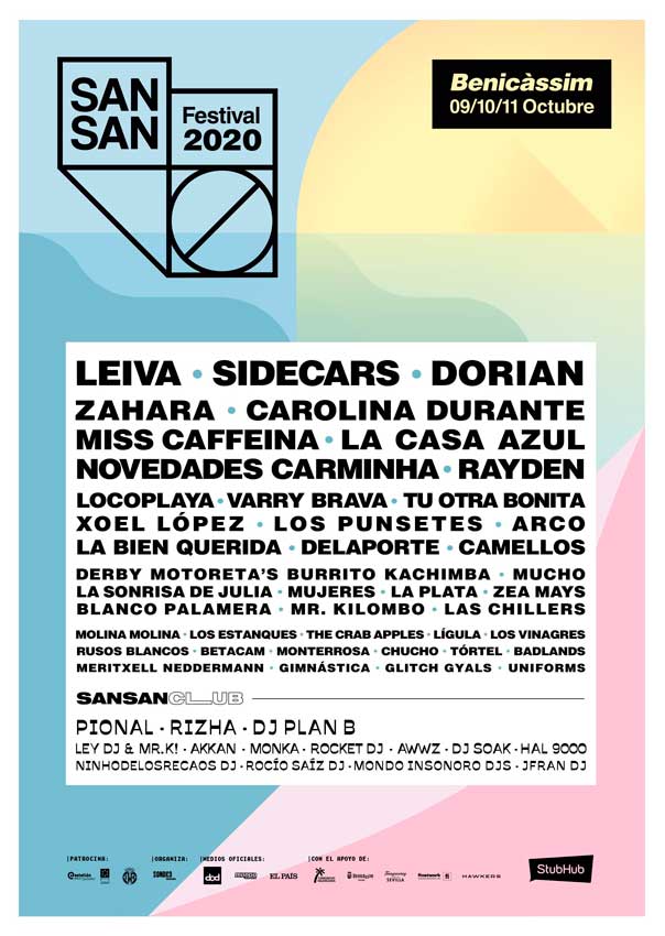 El Sansan Festival 2020 presenta su nuevo cartel