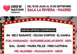 Diez nuevos artistas se incorporan al ciclo de conciertos Crew Nation Presenta