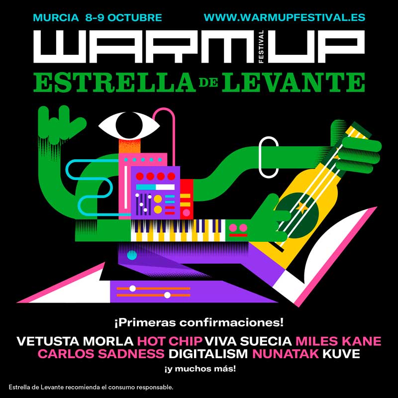 El WARM UP Estrella de Levante 2021 confirma a Vetusta Morla y Hot Chip