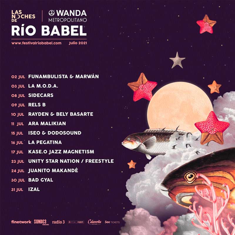 Cartel Noches de Río Babel 2021