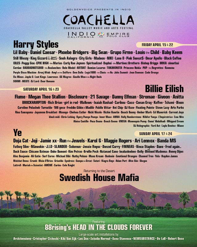 cartel coachella 2022