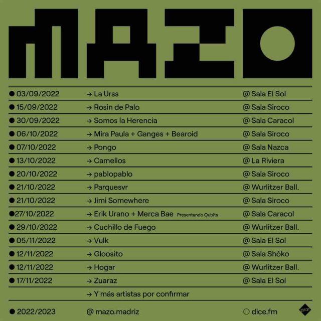 MAZO Madriz 2022
