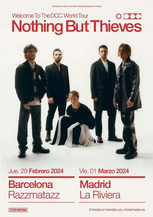Nothing But Thieves en Barcelona y Madrid