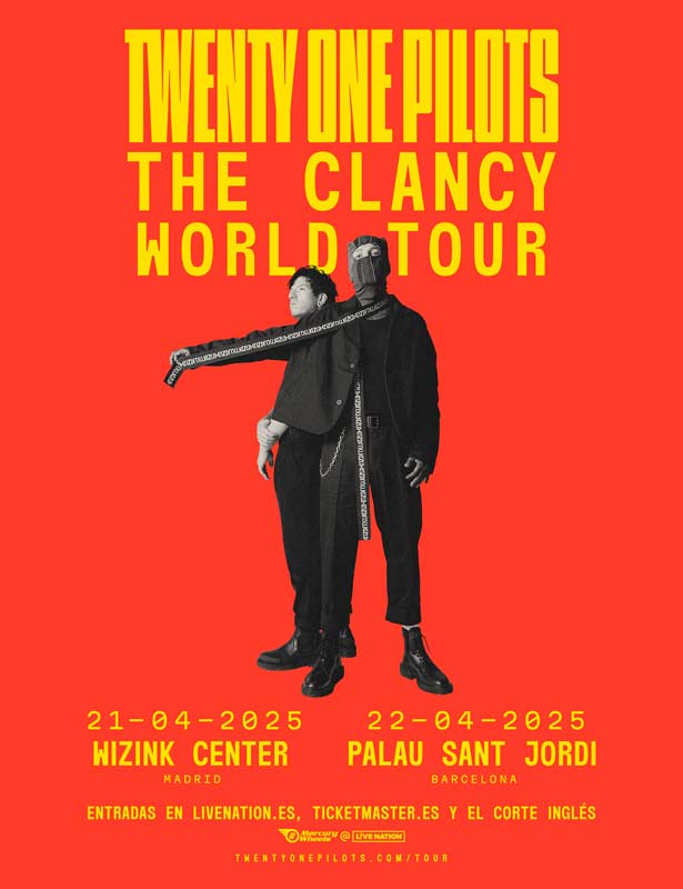 Conciertos de Twenty One Pilots en España en 2025