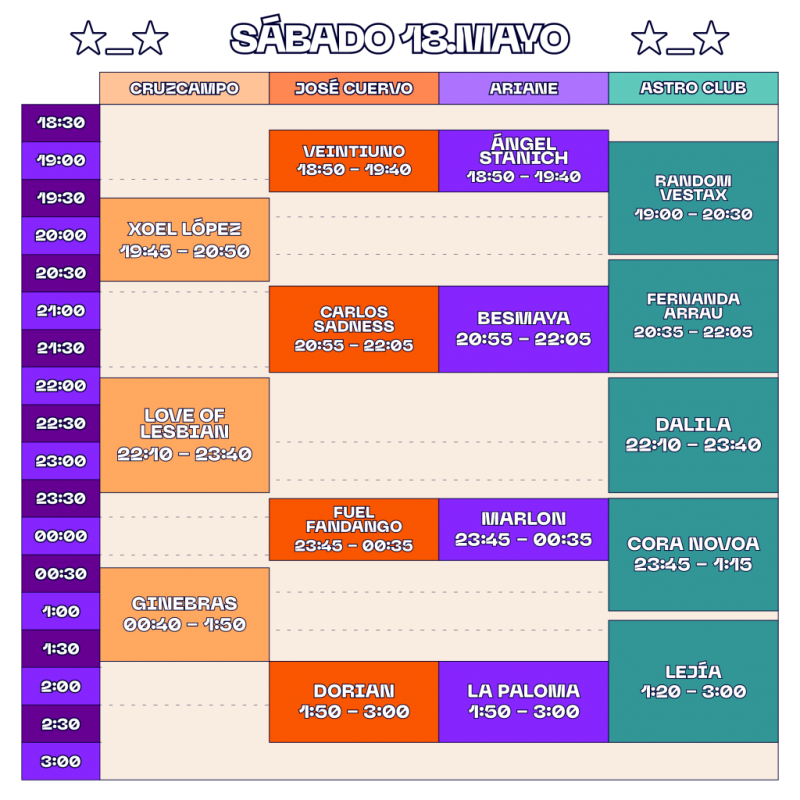 Festival Interestelar 2024 presenta sus horarios El Enano Rabioso