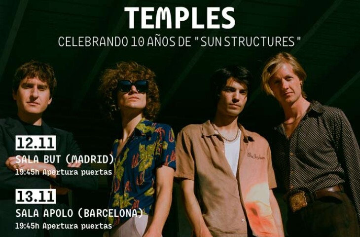 Conciertos de Temples en España