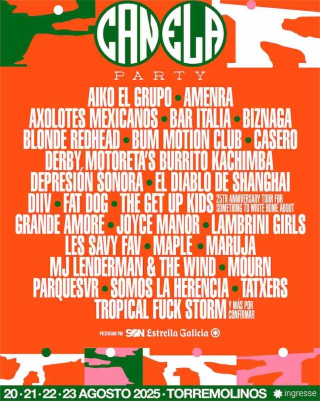 CanelaParty 2025 cartel completo