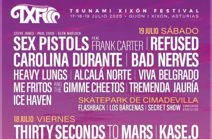 Cartel Tsunami Xixón 2025