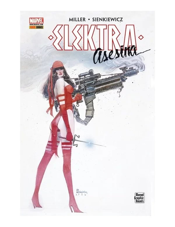 Elektra Asesina de Frank Miller y Bill Sienkiewicz