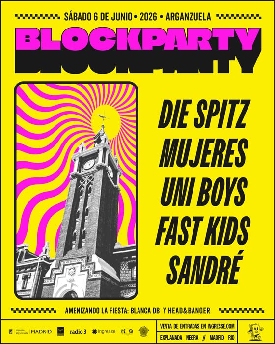 cartel Blockparty Arganzuela 2026