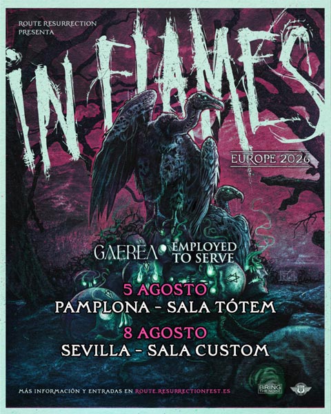 In Flames en España 2026